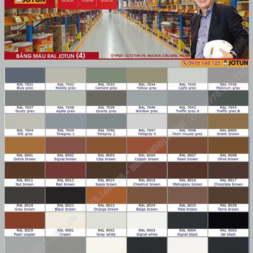 Bảng Màu Sơn Chống Rỉ Jotun Từ Trước Đến Nay 4