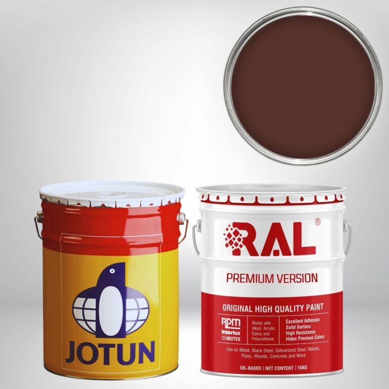 Sơn Chống Rỉ JOTUN RAL 8015 Epoxy Sắt Thép Màu Chestnut Brown