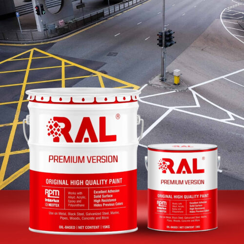 Sơn kẻ vạch PU RAL ROAD LINE SHIELD - 5KG 2 150