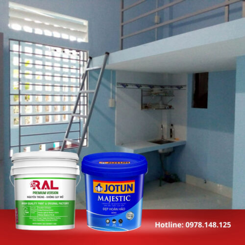 Sơn Majestic Đẹp hoàn hảo bóng Jotun vs RAL 1 son jotun majestic dep hoan hao bong ral 2