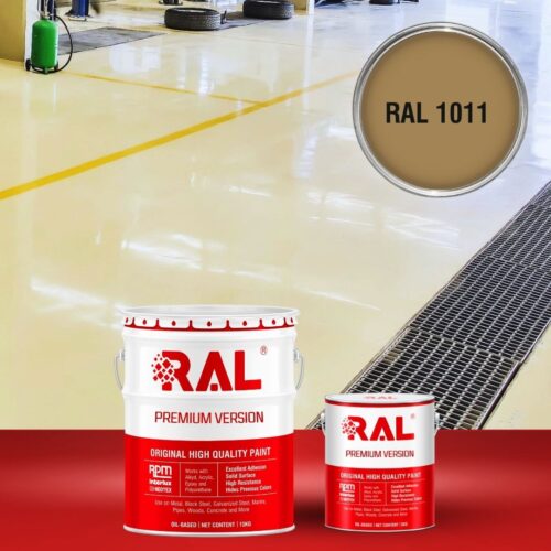 Sơn sàn bê tông chống tĩnh điện RAL RAFLOOR ANTI-STATIC 1011 1 B11 Son san chong tinh dien RAL 1011 1