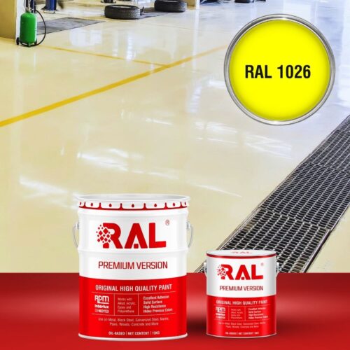 Sơn sàn bê tông chống tĩnh điện RAL RAFLOOR ANTI-STATIC 1026 1 B11 Son san chong tinh dien RAL 1026 1