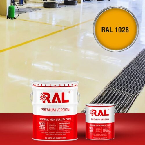 Sơn sàn bê tông chống tĩnh điện RAL RAFLOOR ANTI-STATIC 1028 1 B11 Son san chong tinh dien RAL 1028 1