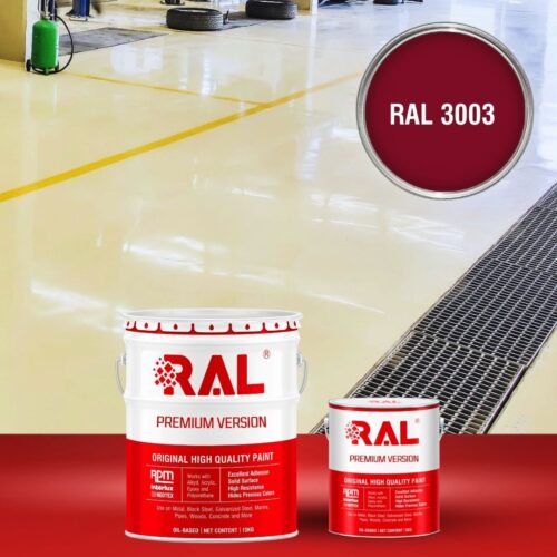Sơn sàn bê tông chống tĩnh điện RAL RAFLOOR ANTI-STATIC 3003 1 B11 Son san chong tinh dien RAL 3003 1