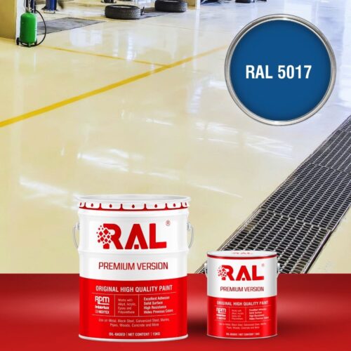 Sơn sàn bê tông chống tĩnh điện RAL RAFLOOR ANTI-STATIC 5017 1 B11 Son san chong tinh dien RAL 5017 1