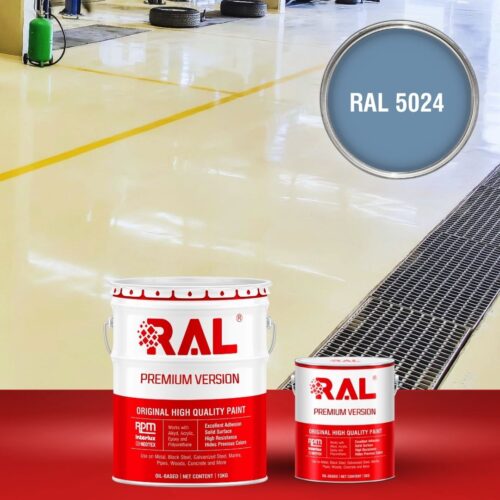 Sơn sàn bê tông chống tĩnh điện RAL RAFLOOR ANTI-STATIC 5024 1 B11 Son san chong tinh dien RAL 5024 1