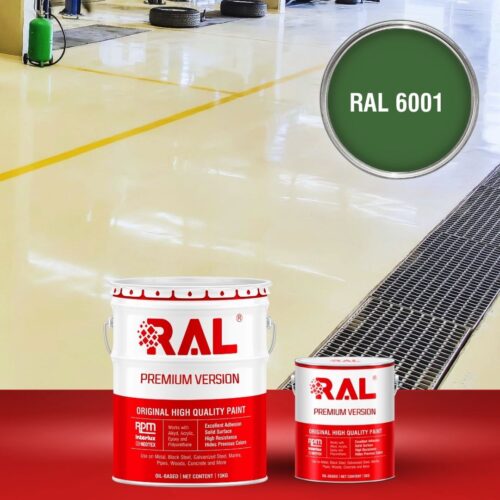 Sơn sàn bê tông chống tĩnh điện RAL RAFLOOR ANTI-STATIC 6001 1 B11 Son san chong tinh dien RAL 6001 1