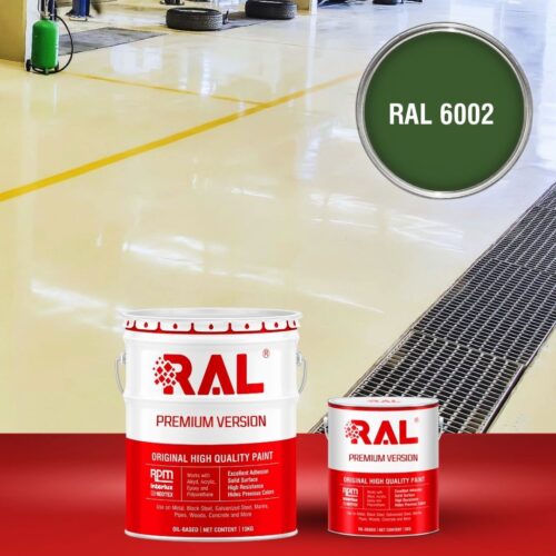 Sơn sàn bê tông chống tĩnh điện RAL RAFLOOR ANTI-STATIC 6002 1 B11 Son san chong tinh dien RAL 6002 1