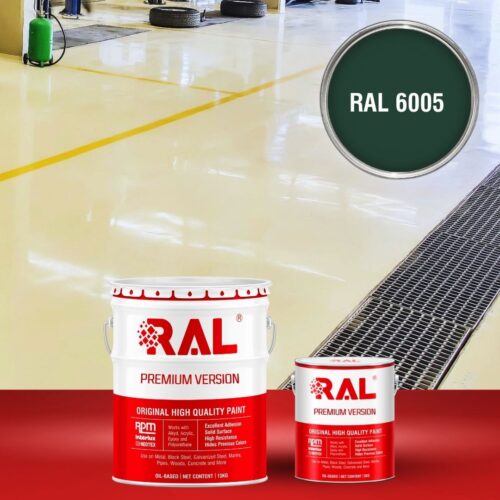 Sơn sàn bê tông chống tĩnh điện RAL RAFLOOR ANTI-STATIC 6005 1 B11 Son san chong tinh dien RAL 6005 1