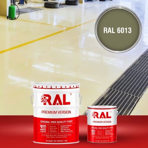 Sơn sàn bê tông chống tĩnh điện RAL RAFLOOR ANTI-STATIC 6013 1 B11 Son san chong tinh dien RAL 6013 1