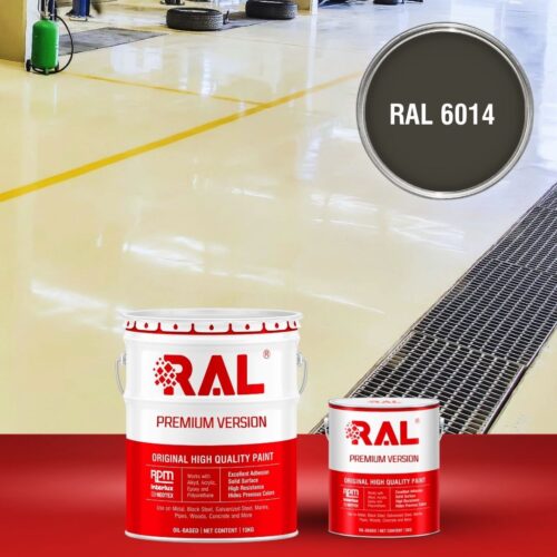 Sơn sàn bê tông chống tĩnh điện RAL RAFLOOR ANTI-STATIC 6014 1 B11 Son san chong tinh dien RAL 6014 1