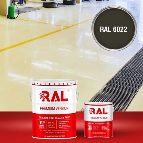 Sơn sàn bê tông chống tĩnh điện RAL RAFLOOR ANTI-STATIC 6022 1 B11 Son san chong tinh dien RAL 6022 1