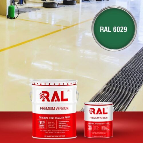 Sơn sàn bê tông chống tĩnh điện RAL RAFLOOR ANTI-STATIC 6029 1 B11 Son san chong tinh dien RAL 6029 1