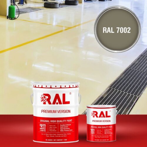 Sơn sàn bê tông chống tĩnh điện RAL RAFLOOR ANTI-STATIC 7002 1 B11 Son san chong tinh dien RAL 7002 1