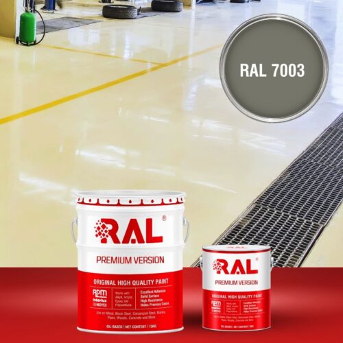 Sơn sàn bê tông chống tĩnh điện RAL RAFLOOR ANTI-STATIC 7003 1 B11 Son san chong tinh dien RAL 7003 1