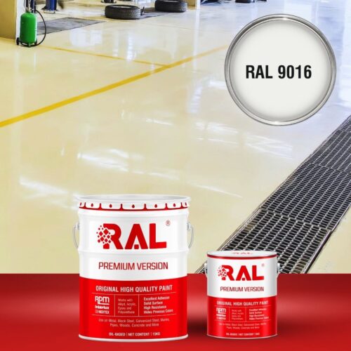 Sơn sàn bê tông chống tĩnh điện RAL RAFLOOR ANTI-STATIC 9016 1 B11 Son san chong tinh dien RAL 9016 1