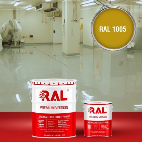 Sơn sàn bê tông kháng hóa chất RAL RAFLOOR ANTI-CHEM 1005 1 B13 Son san khang hoa chat RAL 1005 1