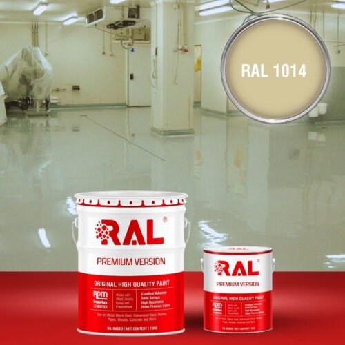 Sơn sàn bê tông kháng hóa chất RAL RAFLOOR ANTI-CHEM 1014 1 B13 Son san khang hoa chat RAL 1014 1