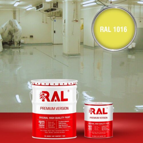 Sơn sàn bê tông kháng hóa chất RAL RAFLOOR ANTI-CHEM 1016 1 B13 Son san khang hoa chat RAL 1016 1