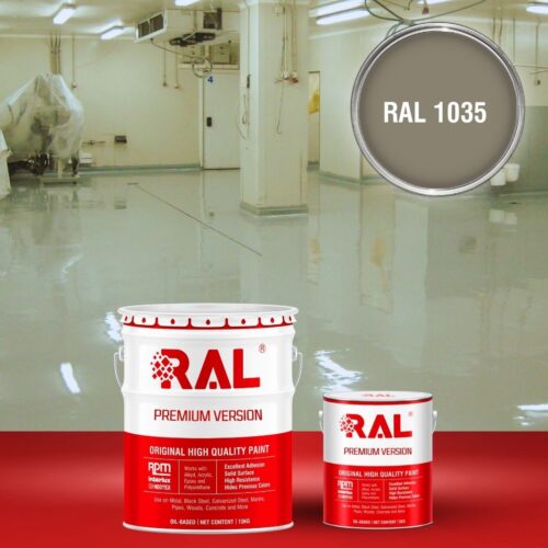 Sơn sàn bê tông kháng hóa chất RAL RAFLOOR ANTI-CHEM 1035 1 B13 Son san khang hoa chat RAL 1035 1