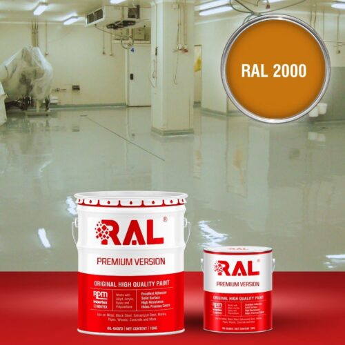 Sơn sàn bê tông kháng hóa chất RAL RAFLOOR ANTI-CHEM 2000 1 B13 Son san khang hoa chat RAL 2000 1