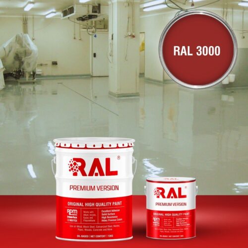 Sơn sàn bê tông kháng hóa chất RAL RAFLOOR ANTI-CHEM 3000 1 B13 Son san khang hoa chat RAL 3000 1