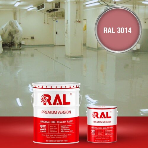 Sơn sàn bê tông kháng hóa chất RAL RAFLOOR ANTI-CHEM 3014 1 B13 Son san khang hoa chat RAL 3014 1