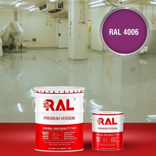 Sơn sàn bê tông kháng hóa chất RAL RAFLOOR ANTI-CHEM 4006 1 B13 Son san khang hoa chat RAL 4006 1