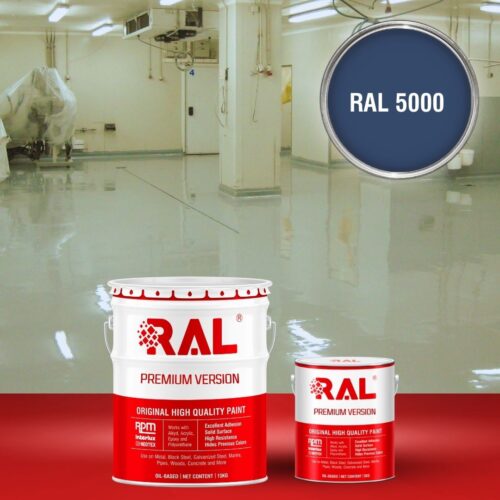 Sơn sàn bê tông kháng hóa chất RAL RAFLOOR ANTI-CHEM 5000 1 B13 Son san khang hoa chat RAL 5000 1