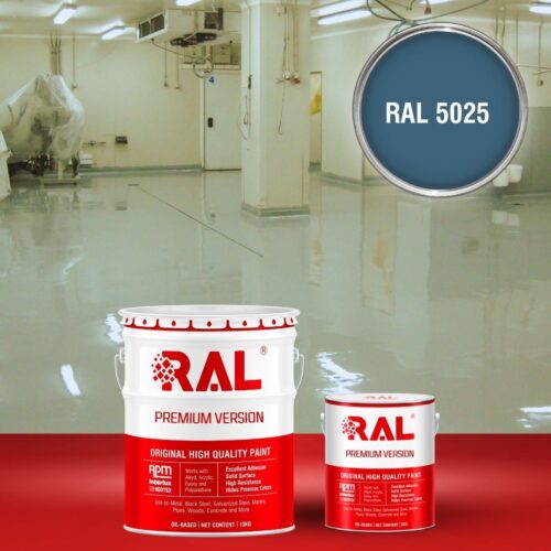 Sơn sàn bê tông kháng hóa chất RAL RAFLOOR ANTI-CHEM 5025 1 B13 Son san khang hoa chat RAL 5025 1