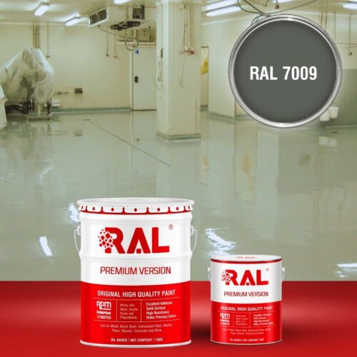 Sơn sàn bê tông kháng hóa chất RAL RAFLOOR ANTI-CHEM 7009 1 B13 Son san khang hoa chat RAL 7009 1