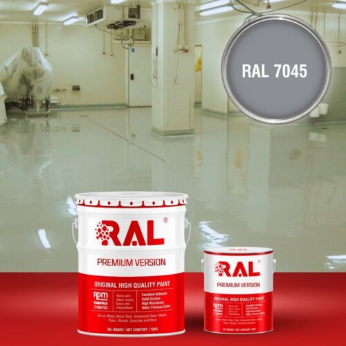 Sơn sàn bê tông kháng hóa chất RAL RAFLOOR ANTI-CHEM 7045 1 B13 Son san khang hoa chat RAL 7045 1