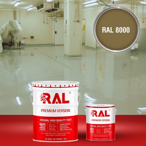 Sơn sàn bê tông kháng hóa chất RAL RAFLOOR ANTI-CHEM 8000 1 B13 Son san khang hoa chat RAL 8000 1