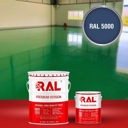 Sơn sàn bê tông chịu mài mòn RAL RAFLOOR ARMOR 5000 1 B15 Son san chiu mai mon RAL 5000 1