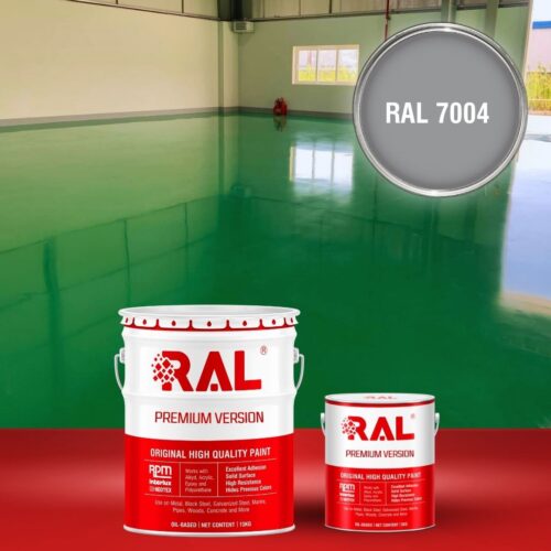 Sơn sàn bê tông chịu mài mòn RAL RAFLOOR ARMOR 7004 1 B15 Son san chiu mai mon RAL 7004 1