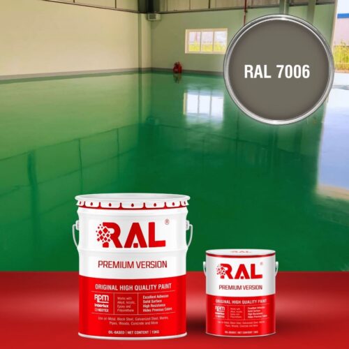Sơn sàn bê tông chịu mài mòn RAL RAFLOOR ARMOR 7006 1 B15 Son san chiu mai mon RAL 7006 1