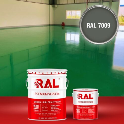 Sơn sàn bê tông chịu mài mòn RAL RAFLOOR ARMOR 7009 1 B15 Son san chiu mai mon RAL 7009 1
