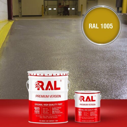 Sơn sàn bê tông chống trơn trượt RAL RAFLOOR ANTI-SLIP 1005 1 B17 Son san chong tron truot RAL 1005 1