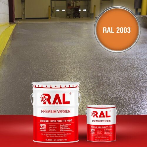 Sơn sàn bê tông chống trơn trượt RAL RAFLOOR ANTI-SLIP 2003 1 B17 Son san chong tron truot RAL 2003 1