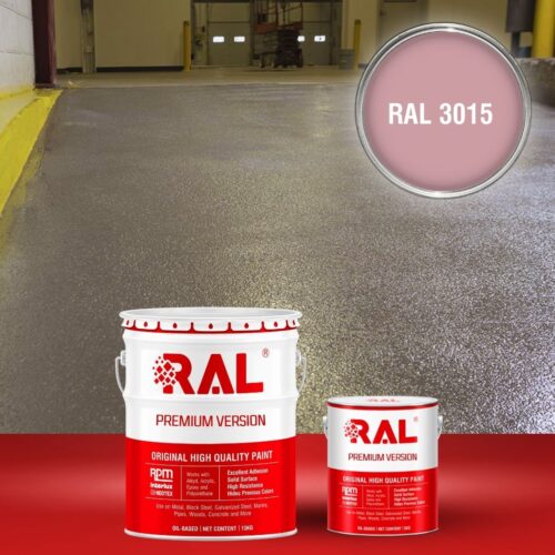 Sơn sàn bê tông chống trơn trượt RAL RAFLOOR ANTI-SLIP 3015 1 B17 Son san chong tron truot RAL 3015 1