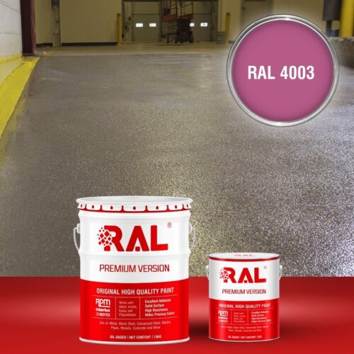 Sơn sàn bê tông chống trơn trượt RAL RAFLOOR ANTI-SLIP 4003 1 B17 Son san chong tron truot RAL 4003 1