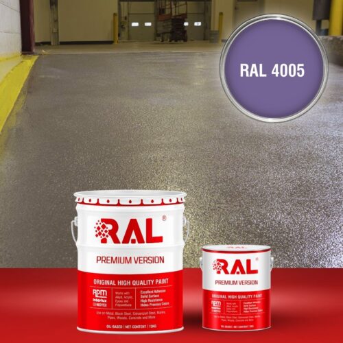 Sơn sàn bê tông chống trơn trượt RAL RAFLOOR ANTI-SLIP 4005 1 B17 Son san chong tron truot RAL 4005 1
