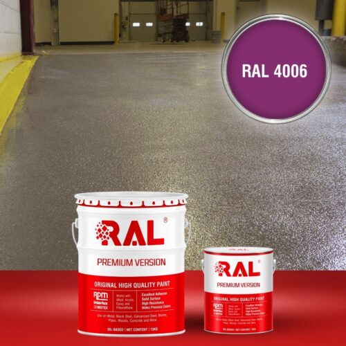 Sơn sàn bê tông chống trơn trượt RAL RAFLOOR ANTI-SLIP 4006 1 B17 Son san chong tron truot RAL 4006 1
