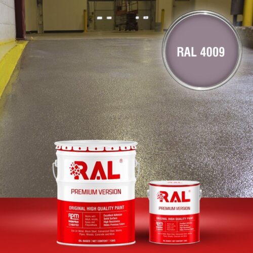 Sơn sàn bê tông chống trơn trượt RAL RAFLOOR ANTI-SLIP 4009 1 B17 Son san chong tron truot RAL 4009 1