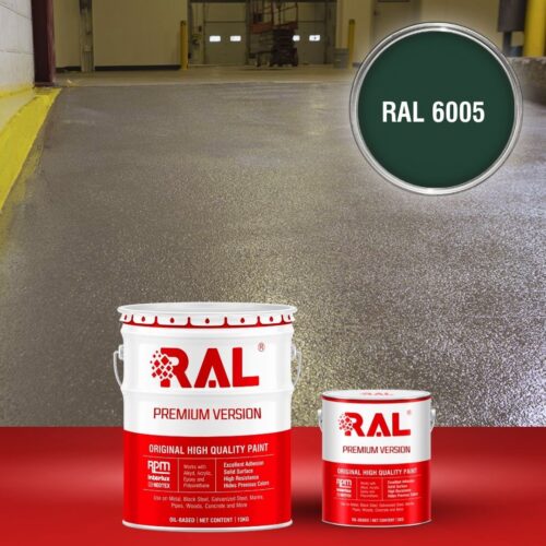 Sơn sàn bê tông chống trơn trượt RAL RAFLOOR ANTI-SLIP 6005 1 B17 Son san chong tron truot RAL 6005 1