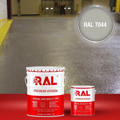 Sơn sàn bê tông chống trơn trượt RAL RAFLOOR ANTI-SLIP 7044 1 B17 Son san chong tron truot RAL 7044 1