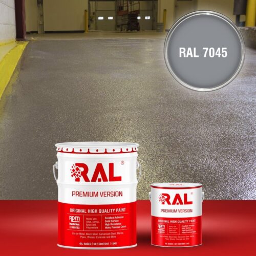Sơn sàn bê tông chống trơn trượt RAL RAFLOOR ANTI-SLIP 7045 1 B17 Son san chong tron truot RAL 7045 1
