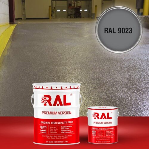 Sơn sàn bê tông chống trơn trượt RAL RAFLOOR ANTI-SLIP 9023 1 B17 Son san chong tron truot RAL 9023 1