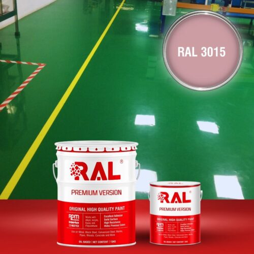 Sơn sàn bê tông Polyurethane tự san RAL RAFLOOR SHIELD SL 3015 1 B4 Son san Polyurethane tu san RAL 3015 1