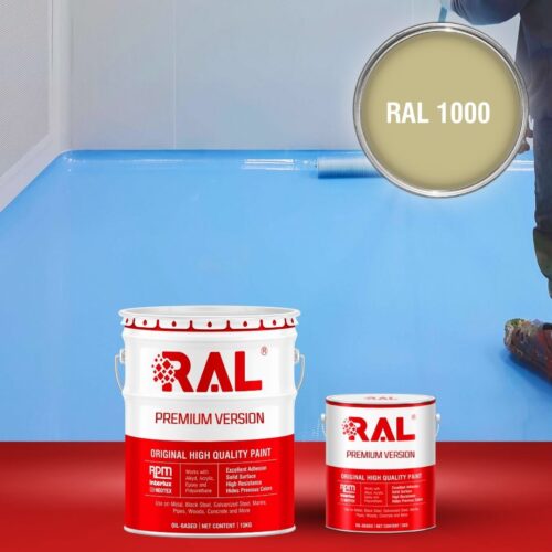 Sơn sàn bê tông Epoxy tự san RAFLOOR GUARD SL 1000 1 B5 Son san Epoxy tu san RAL 1000 1
